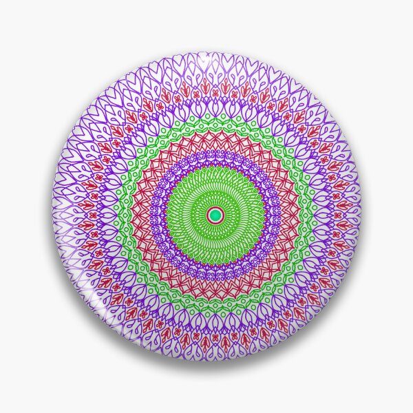 Item preview, "Radiant Mandala with Petal Layers and Scalloped Floral Edge" designed and sold by nighttime1990.