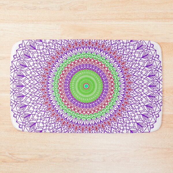 Item preview, "Radiant Mandala with Petal Layers and Scalloped Floral Edge" designed and sold by nighttime1990.
