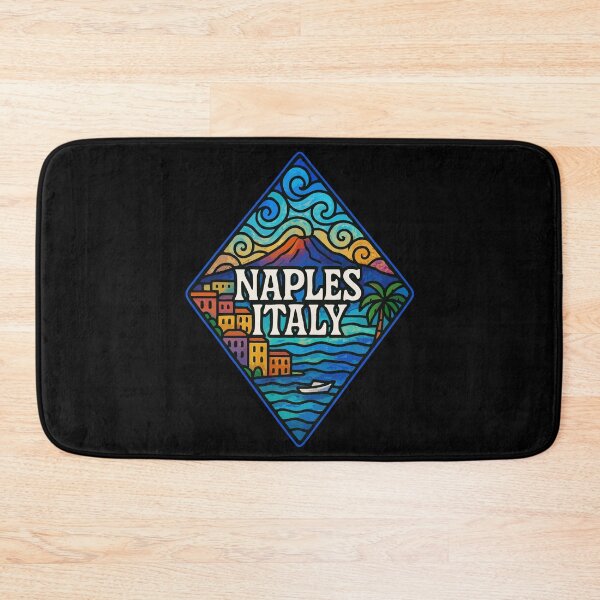 Item preview, Naples Italy Stained Glass Travel designed and sold by TomFrontierArt.