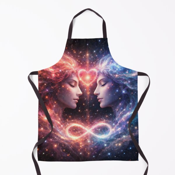 Item preview, Cosmic Twin Souls with Infinite Love Energy Art designed and sold by Beamiverse.