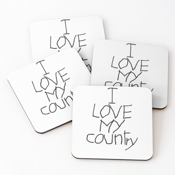 Item preview, I Love My Country – Handwritten Typography Design designed and sold by smilup.