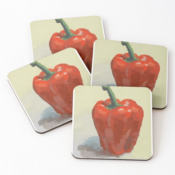 Item preview, Red Bell Pepper Still Life designed and sold by IKHANYUUMY.
