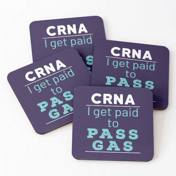 Item preview, CRNA Funny Nurse Anesthetist I Get Paid to Pass Gas designed and sold by jaygo.