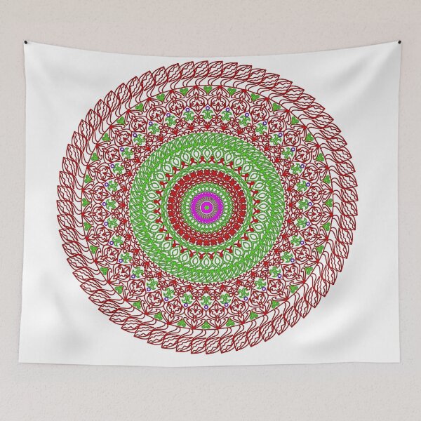 Item preview, "E₈ Root System Mandala with Geometric Harmony" designed and sold by nighttime1990.