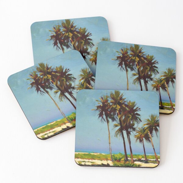 Item preview, Minimal Coastal Palm Painting for Easygoing Decor Lovers designed and sold by WildStroke.