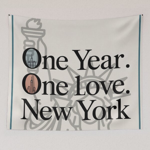 Item preview, One Year Anniversary New York, One Love NYC designed and sold by FreeFromDefault.