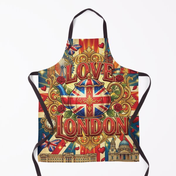 Item preview, Royal Teapot Love London Vintage Union Jack Art designed and sold by DGtaLrtcom.