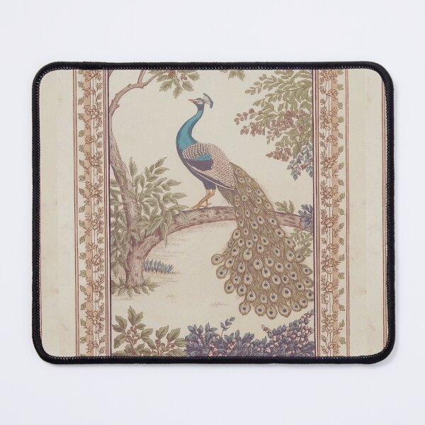 Item preview, Traditional Pichwai Peacock Garden Splendor | Royal Ethnic Indian Feather Art Print | Pichwai Style Peacock Illustration | Mughal Garden Heritage Print designed and sold by RSDigitalPrintDesign.