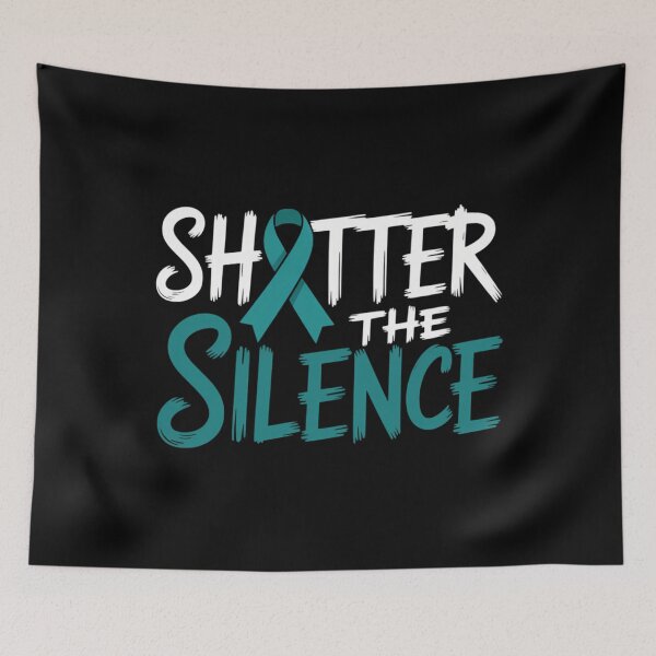 Item preview, Shatter the silence Raise Sexual Assault Awareness Abuse designed and sold by gourpmerzihd.