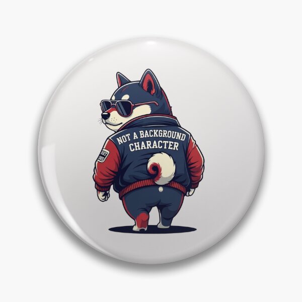 Item preview, Not A Background Character Shiba Inu Main Character designed and sold by Moon's Arts.