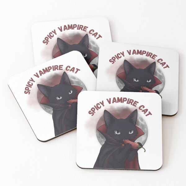 Item preview, Spicy Vampire Cat  designed and sold by Lavender-Kitty.