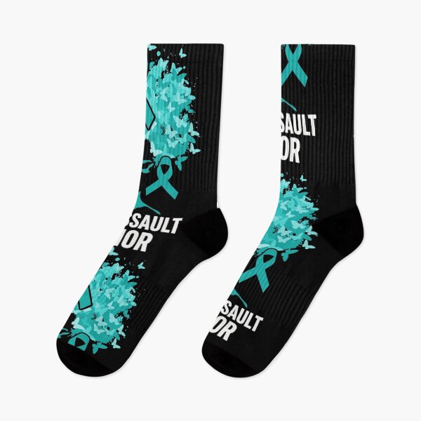 Item preview, Sexual Assault Women Teal Butterflies Survivor designed and sold by gourpmerzihd.