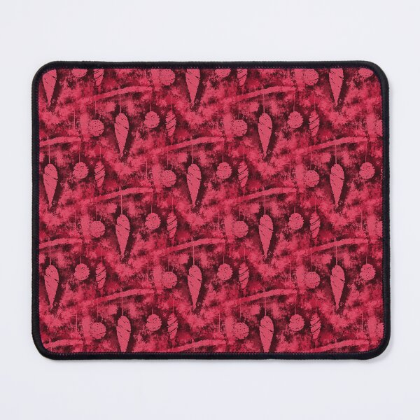 Item preview, Abstract Festive Christmas Ornaments Deep Red Winter Holiday Pattern designed and sold by Clare Walker.