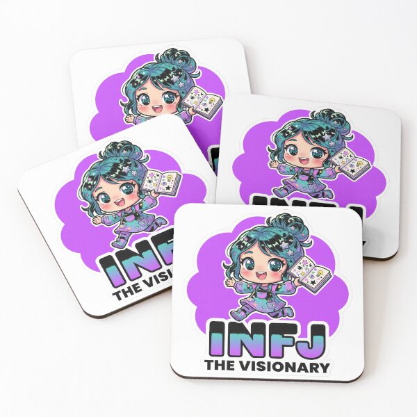 Item preview,  INFJ Sticker - The Visionary MBTI Personality Type designed and sold by Machetebete.