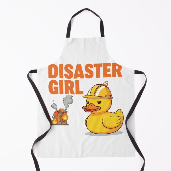 Item preview, Disaster Girl Duck Chaos Agent Funny Meme Fire designed and sold by Moon's Arts.