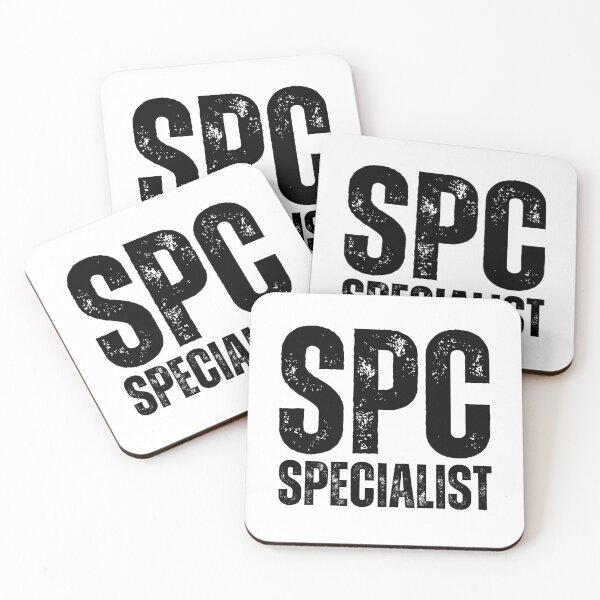 Item preview, SPC Specialist – Bold Distressed Military Design Honoring U.S. Army Soldiers Black Font designed and sold by GFamilyC.