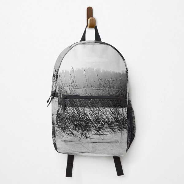 Item preview, Reeds and snowflakes. Kulovesi Siuro 2026 bw designed and sold by Jouko Lehto Photography.