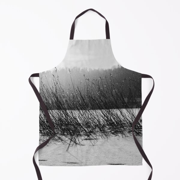Item preview, Reeds and snowflakes. Kulovesi Siuro 2026 bw designed and sold by Jouko Lehto Photography.