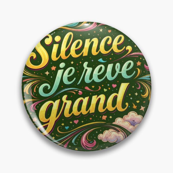 Item preview, Illustrated quote: "Silence, I'm dreaming big" designed and sold by vystekimages.