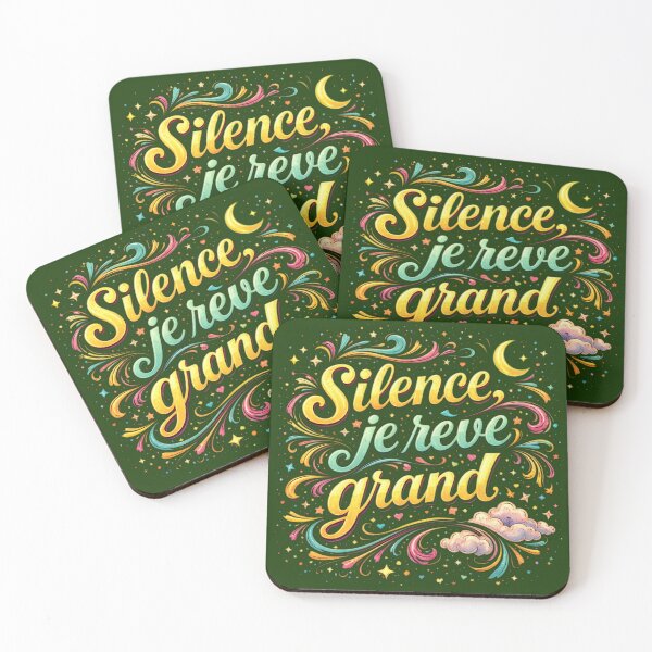 Item preview, Illustrated quote: "Silence, I'm dreaming big" designed and sold by vystekimages.
