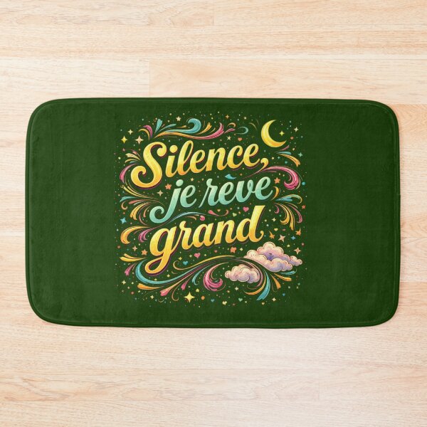 Item preview, Illustrated quote: "Silence, I'm dreaming big" designed and sold by vystekimages.