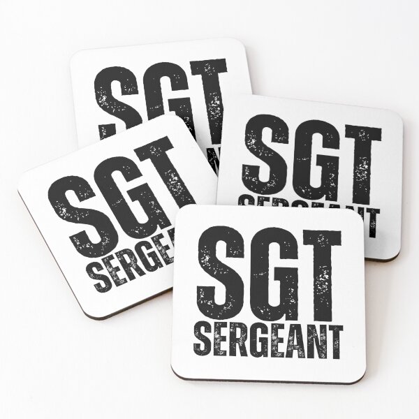 Item preview, SGT Sergeant – Bold Distressed Military Design Honoring U.S. Army Soldiers Black Font designed and sold by GFamilyC.