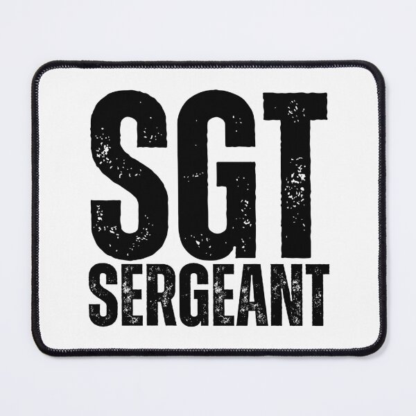 Item preview, SGT Sergeant – Bold Distressed Military Design Honoring U.S. Army Soldiers Black Font designed and sold by GFamilyC.