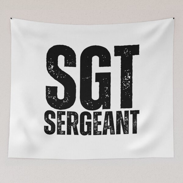 Item preview, SGT Sergeant – Bold Distressed Military Design Honoring U.S. Army Soldiers Black Font designed and sold by GFamilyC.