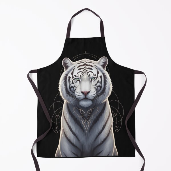 Item preview, Mystic White Tiger – Sacred Animal Spirit Digital Illustration designed and sold by soletstudio.