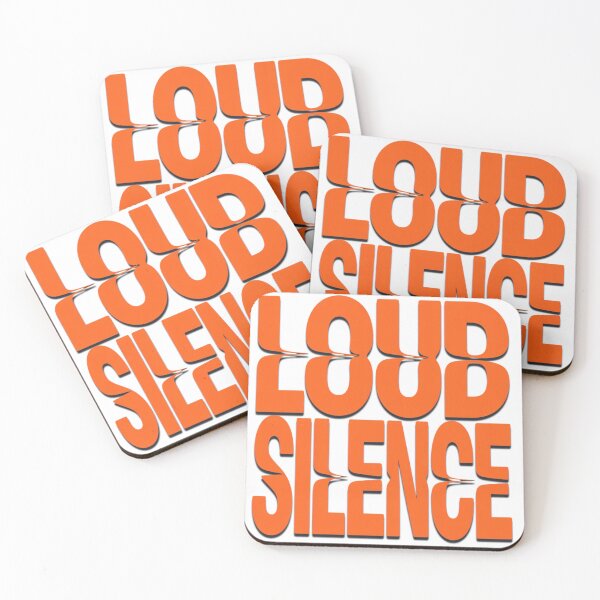 Item preview, LOUD SILENCE – Bold Minimalist Typography designed and sold by Marplesmade.