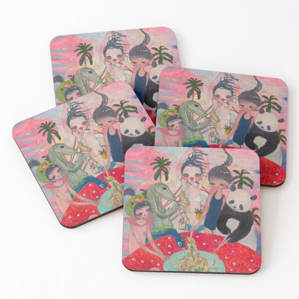 Item preview, A Feast Beneath the Pink Sky designed and sold by handadi56.