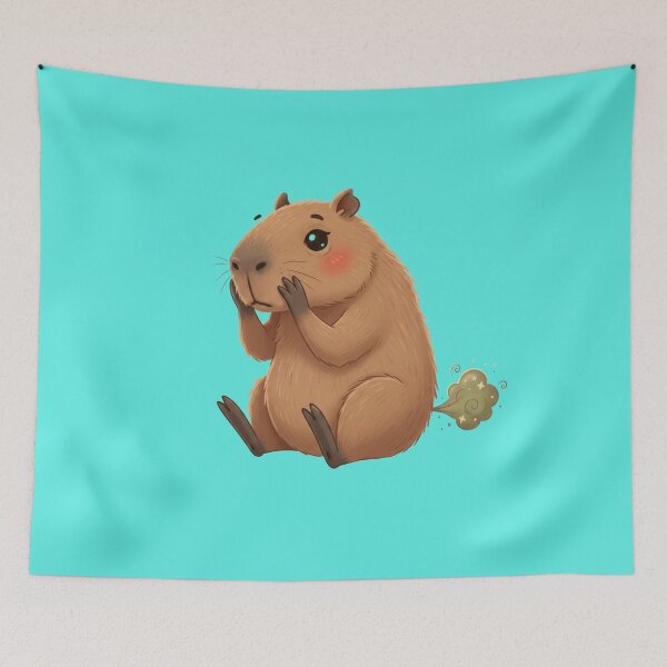 Item preview, Shy Capybara Oopsie designed and sold by ArtsByAdriana.