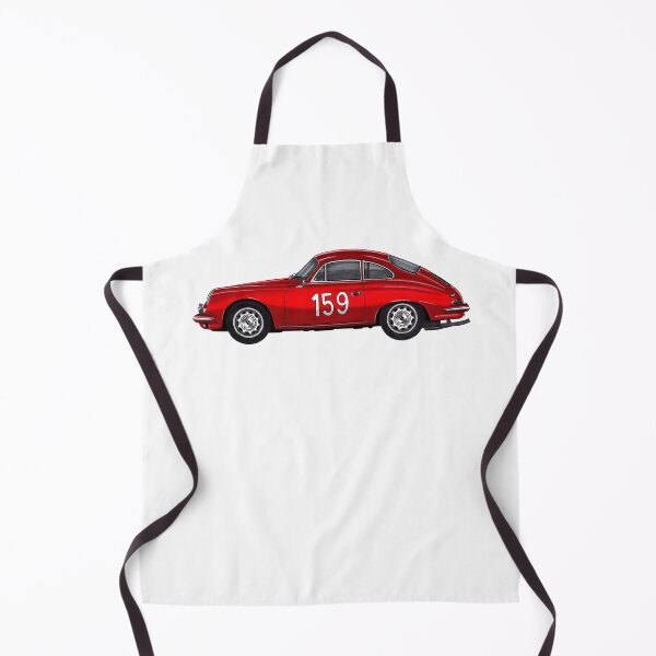 Item preview, Side view legendary exclusive germany racing car red 356B Coupe GT with flat engine designed and sold by Cars23.