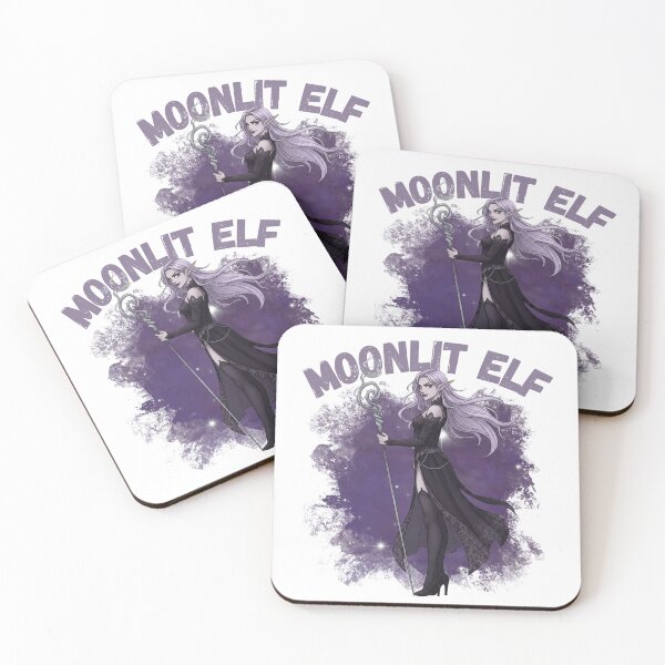 Item preview, Moonlit Elf- Dark Fantasy designed and sold by Lavender-Kitty.