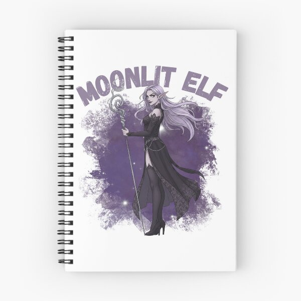 Item preview, Moonlit Elf- Dark Fantasy designed and sold by Lavender-Kitty.