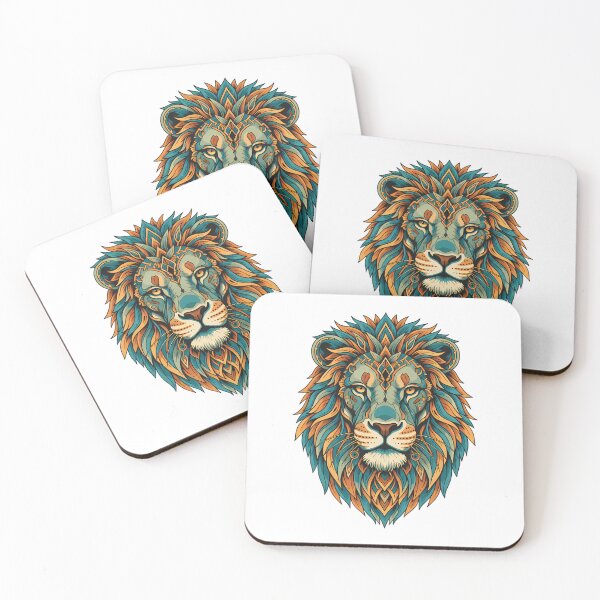 Item preview, Majestic Geometric Lion Mandala Soul Art designed and sold by Crown & Claw.