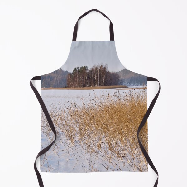 Item preview, Golden reeds frozen lake. Kulovesi Siuro 2026 designed and sold by Jouko Lehto Photography.