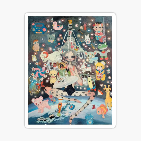 Aya Takano Happy Kids Sticker