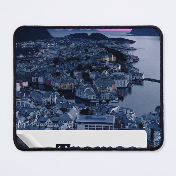 Item preview, Tromso Norway Sticker - Arctic Travel, Northem Lights IIIustration  designed and sold by Artistshert.