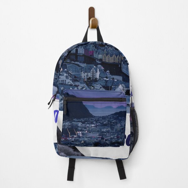 Item preview, Tromso Norway Sticker - Arctic Travel, Northem Lights IIIustration designed and sold by Artistshert.