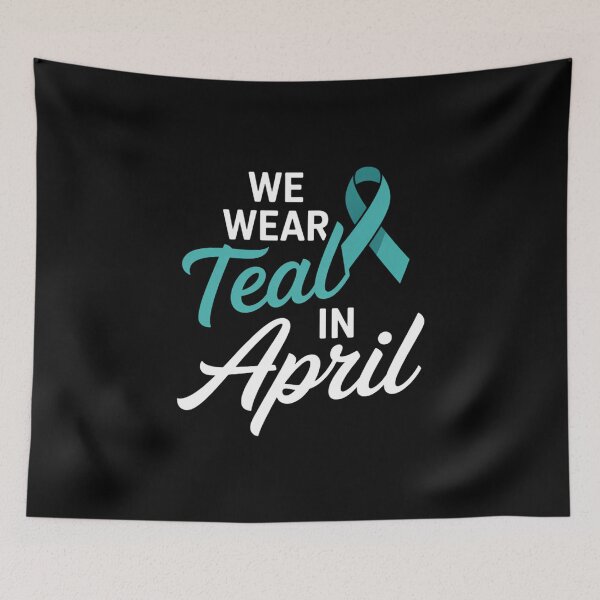 Item preview, Sexual Assault Awareness We Wear Teal In April designed and sold by bongsentrang.