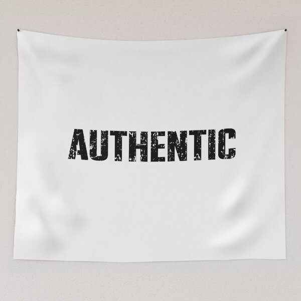 Item preview, AUTHENTIC: distressed text designed and sold by WhiteShirtGuy.