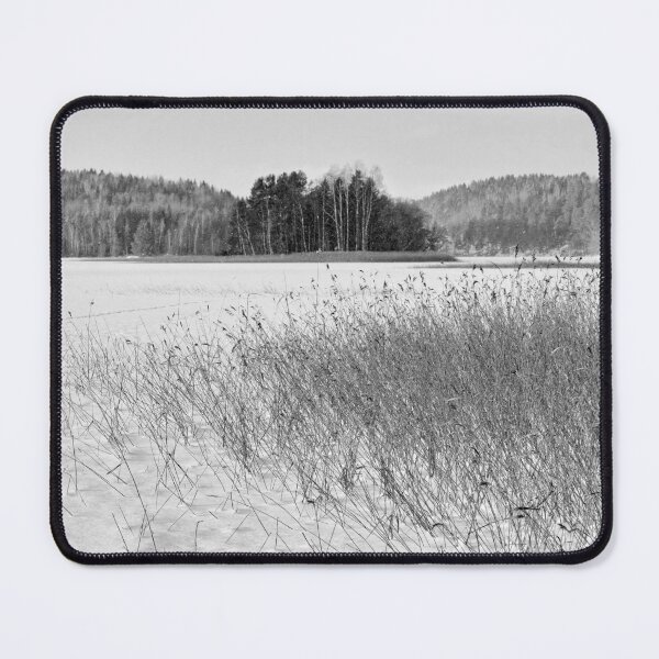 Item preview, Golden reeds frozen lake. Kulovesi Siuro 2026 bw designed and sold by Jouko Lehto Photography.