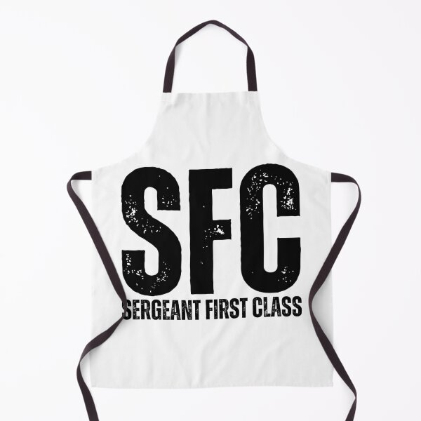 Item preview, SFC Sergeant First Class – Bold Distressed Military Design Honoring U.S. Army Leadership Black Font designed and sold by GFamilyC.