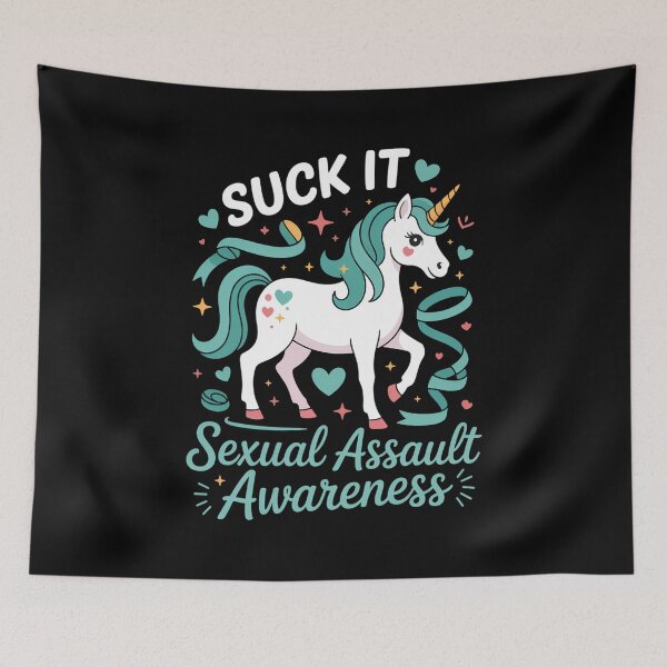 Item preview, Sexual Assault Awareness Unicorn designed and sold by bongsentrang.