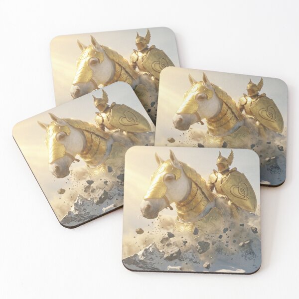 Item preview, GODNA Golden Knight Protector of Peace on Mountain designed and sold by GODNA.