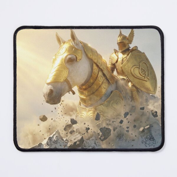 Item preview, GODNA Golden Knight Protector of Peace on Mountain designed and sold by GODNA.