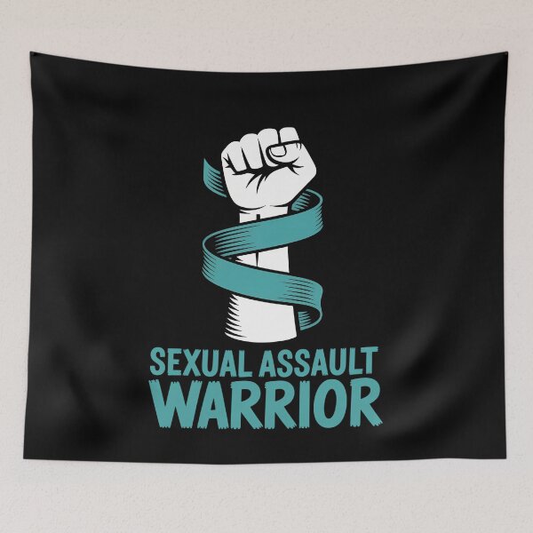 Item preview, Sexual Assault Awareness Warrior Fist Ribbon designed and sold by bongsentrang.