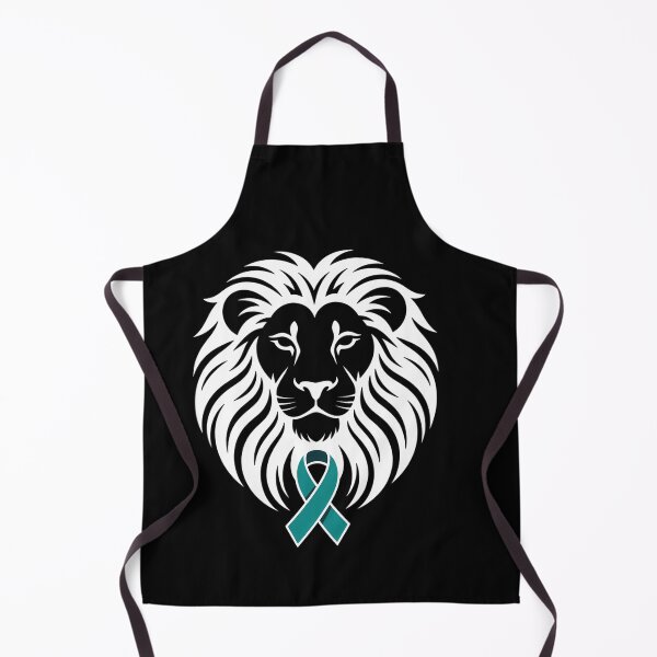 Item preview, Sexual Assault Awareness Teal Ribbon Lion designed and sold by SyncSusscess.