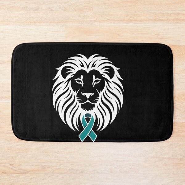 Item preview, Sexual Assault Awareness Teal Ribbon Lion designed and sold by SyncSusscess.